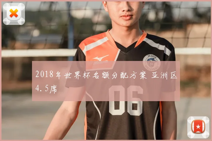 2018年世界杯名额分配方案 亚洲区4.5席